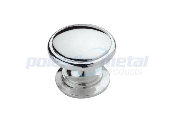 Botão delicado 1 da gaveta do cogumelo cromo lustrado 1/4 de polegada para o vestuário