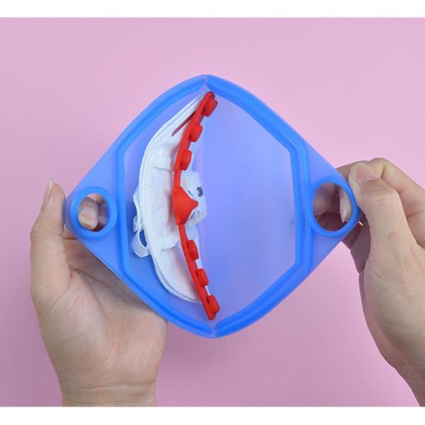 63G Mini Food Grade Mask Storage Silicone Reusable Bag