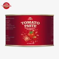 Fabrique de tomates 28-30% pâte de tomate en conserve en brix 2200g pâte de tomate en étain de haute qualité fraîche