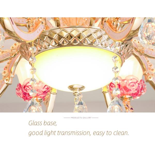 Люстра Кристл Hall спальни роскошной люстры СИД дома атмосферы простая