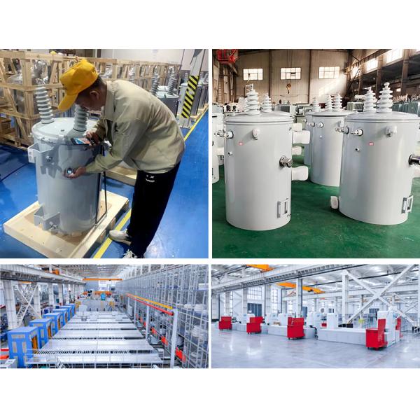 Step Up Down Pole Mounted Transformer Outdoor Oil Immersed 25KVA 37.5KVA 75KVA