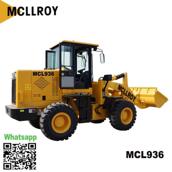 OEM 65kW Wheel Shovel Loader For Engineering Gardens Cement Factories
