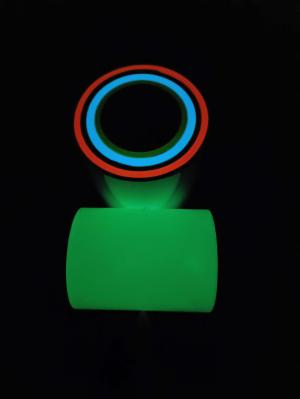 Etiqueta adesiva fluorescente da fita tática fosforescente da segurança da folha do vinil do rolo do vinil do filme
