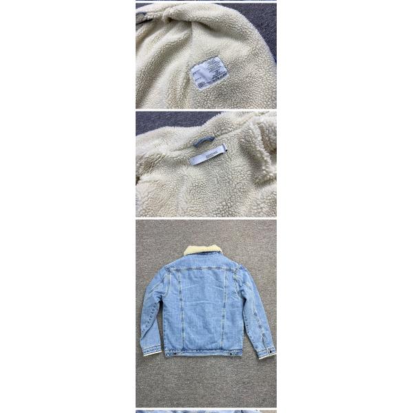 Fashion Loose Women's Jacket With Wool Warm Denim Jacket Clothing S-L