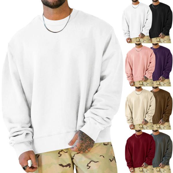 Oversized Drop Shoulder Heavy Weight Print Men's Hoodies Sweatshirts Pullover Style