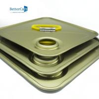 place de 18L 20L Tin Can Parts L237*W237 avec la poignée/chapeau adaptés aux besoins du client