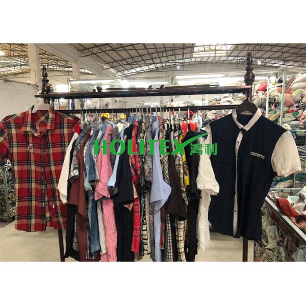Fashionable Second Hand Mens Short Sleeve Shirts American Style With All Size