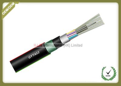 Underground Armored Outdoor Direct Buried Fiber Optic Cable GYTA53 reach to 288cores