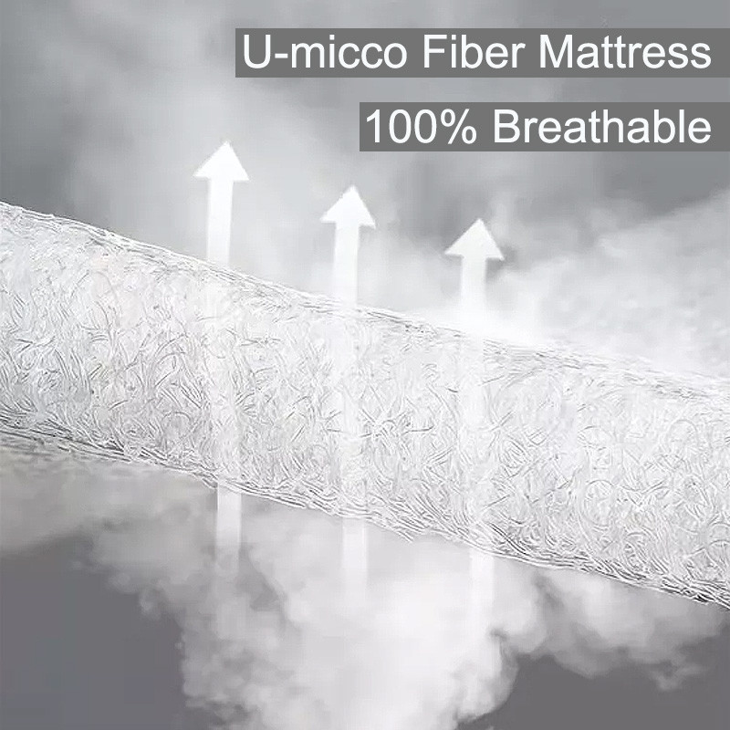 Средний мягкий Breathable тюфяк со слоем комфорта пены волокна воздуха