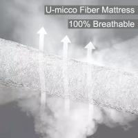 Matelas respirable mou moyen avec la couche de confort de mousse de fibre d'air