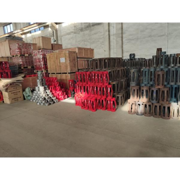 Single Bow Elastic Casing Centralizers / Non Welded Oil Drilling Rigid Casing Centralizers