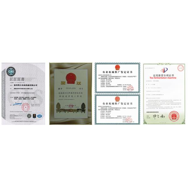 380V / 50Hz Oolong Tea Processing Heating Deblocking Machine With Sieve DL-6CSST-100R 36 rpm