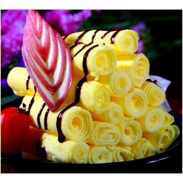 Stainless steel double square pan fried ice cream roll machine Commercial flat pan fry ice cream roll machine