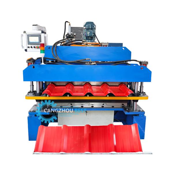 Customized Width Double Layer Roll Forming Machine 8-12m/Min Fast Speed