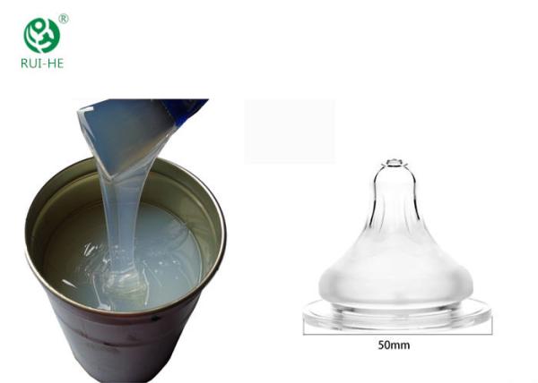 Borracha de silicone líquida LSR do produto comestível dos bocais do bebê 6250 - repercussão da elevação 60YH