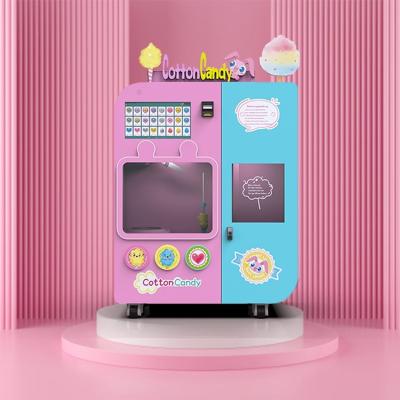 220V High Yield Vending Smart Candy Floss Machine HD Screen Multiple Payment