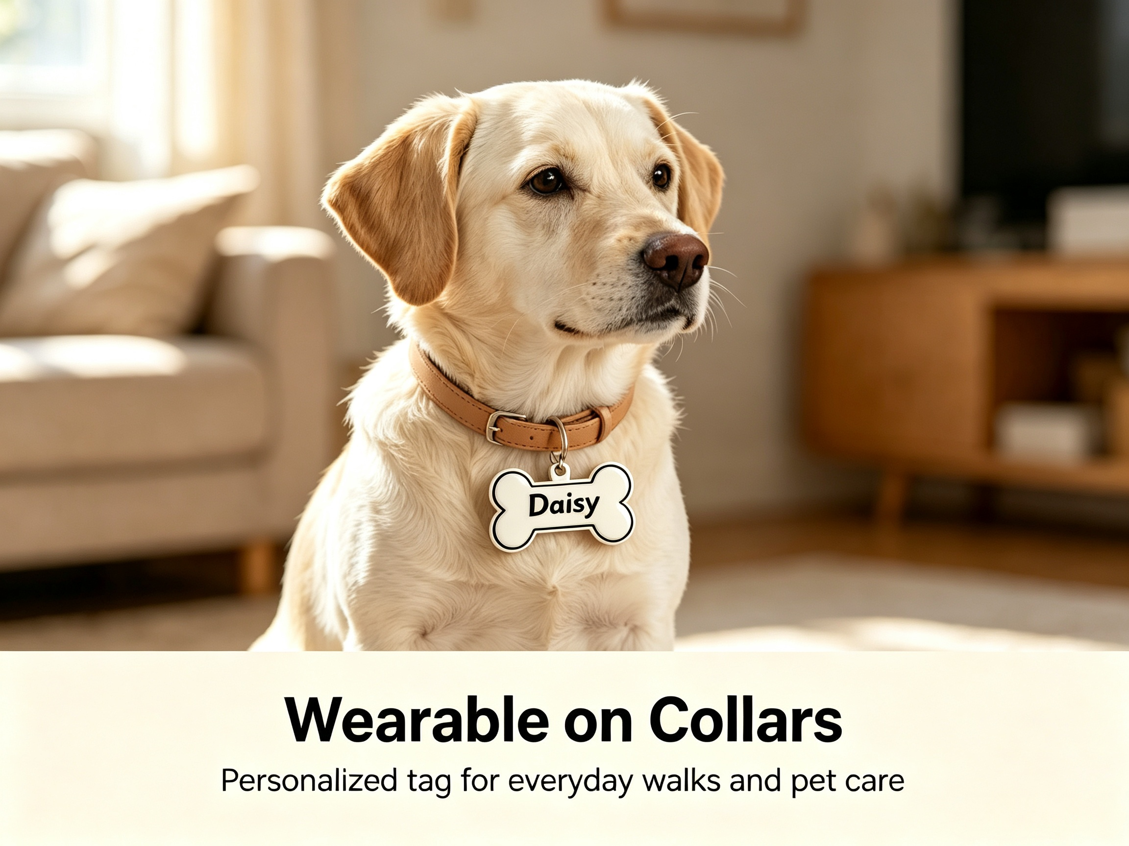 Bone Shaped 3d Print My Design Pet ID PETG Dog Collar Name Tag