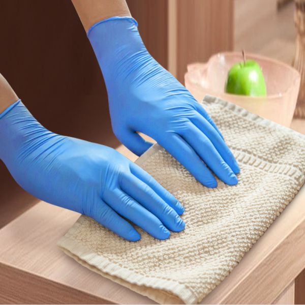 ESD Nitrile Gloves Powder Free Disposable Examination Nitrile Gloves Protective Food Nitrile Gloves