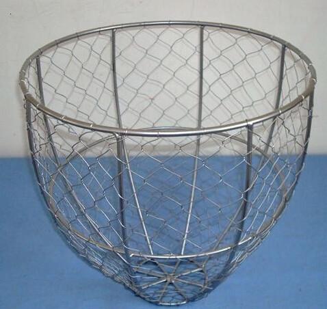 Hot dipped galvanized wire oyster basket,galvanized wire clam basket,factory price