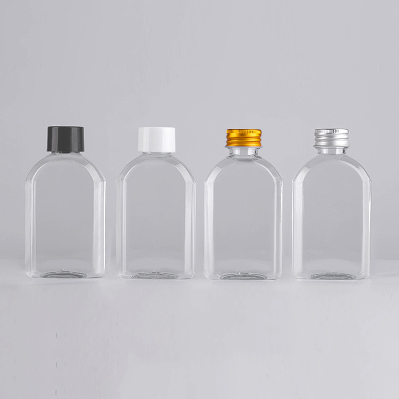 напиток пластикового сока 350ml устранимый разливает безвкусную непахучую плоскую форму по бутылкам