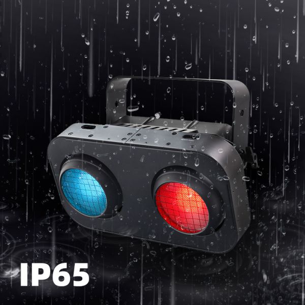 2 Eyes 200W RGB Waterproof LED Blinder Stage Light IP65 Outdoor COB Par Light Audience Lamp for Nightclub