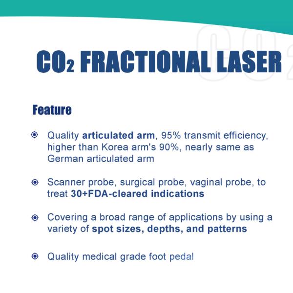 10600nm Fractional CO2 Laser Machine For Skin Resurfacing Scar Removal Wrinkle Reduction And Dermatology Treatments