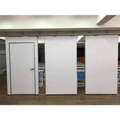Salle de conférence acoustique Parement séparatif mobile avec porte de passage