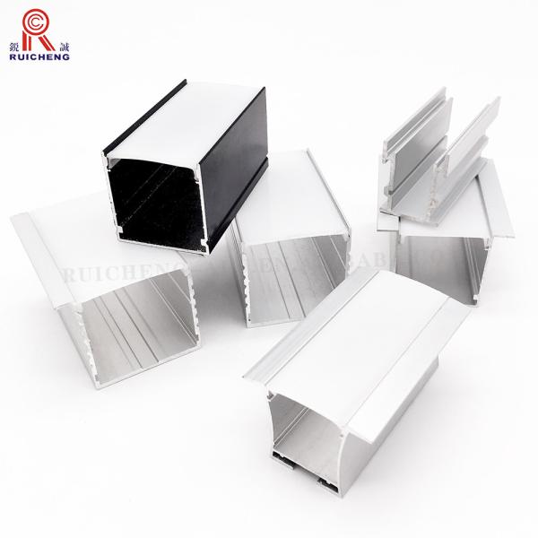 Wall Mounted Flat LED Aluminum Profile Poly Carbonate / Opal Diffuser OEM Service