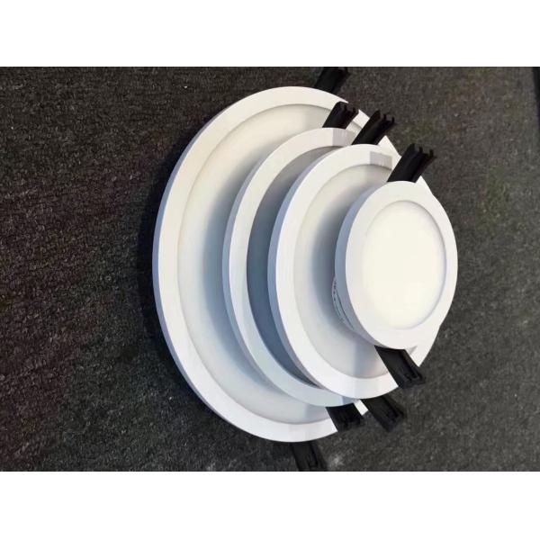 White 18w Led Recessed Ceiling Panel Lights 1800lm For Supermarket / Exhibition