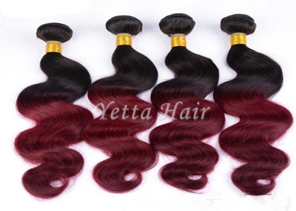 Nenhumas extensões do cabelo do Virgin de Ombre dos piolhos duradouros e brilhanteas