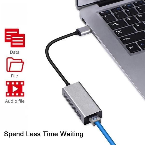 Subosen YH6AC 9-in-1 USB C Hub with 10Gbps High-Speed USB 3.1 & 100W PD Charging, Aluminum Type-C Adapter for desktop and laptop