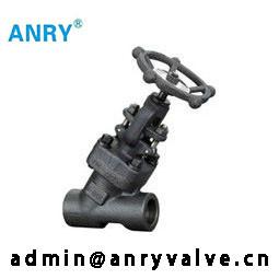 Water Y Type Forged Steel  Globe Valve 800Lb Stellite Overlay Disc Steam