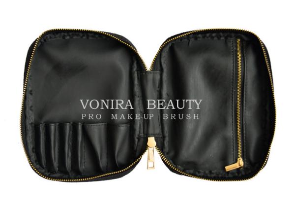 Pro Cosmetic Tool Case Makeup Brush Holder Bag For Travel Black