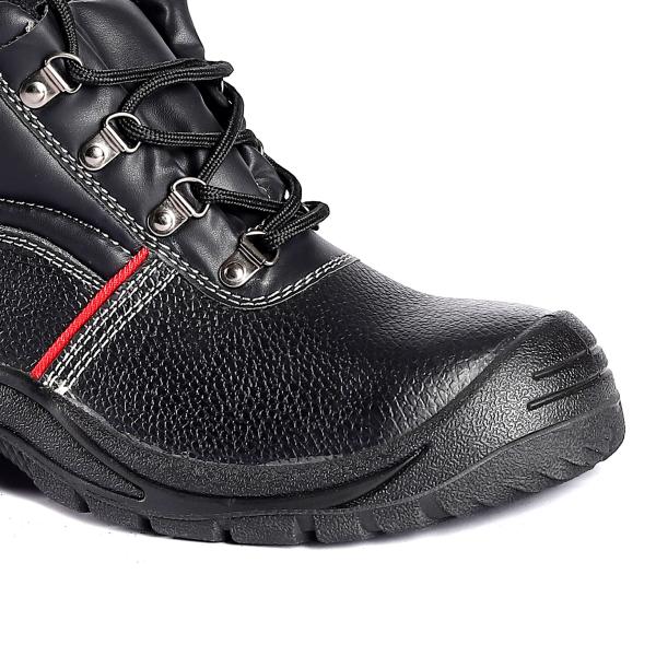 EU 36-47 Steel Toe Protection Industrial Middle Cut Safety Shoes for Warehouse Workers