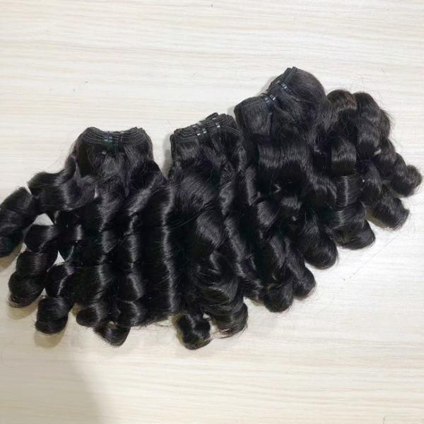 Cuticle Aligned Vietnam Double Drawn Human Hair Pixie Curly 100% Virgin