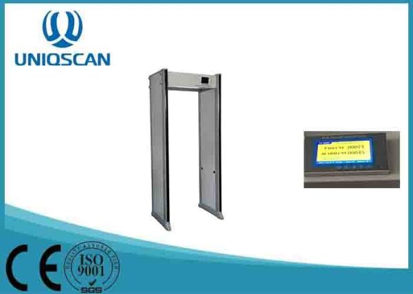 Airport Metal Detector Body Scanner , 18 / 24 / 33 Zones Security Walk Through Gate