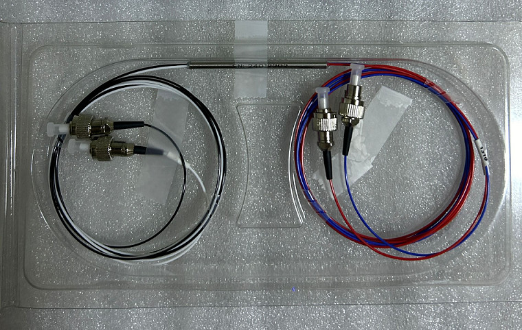 2×2 оптический WDM 1310/1550nm SMF28e Single Model FC/UPC Connector Steel Tube