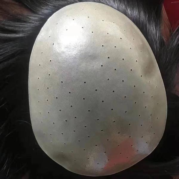Hair piece type straight 100%human hair Men Toupee with Thin Skin and Light Density