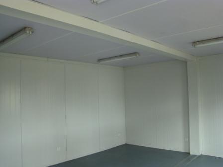 Recipientes padrão do escritório móvel - dobráveis, construção de aço modular, galvanizada
