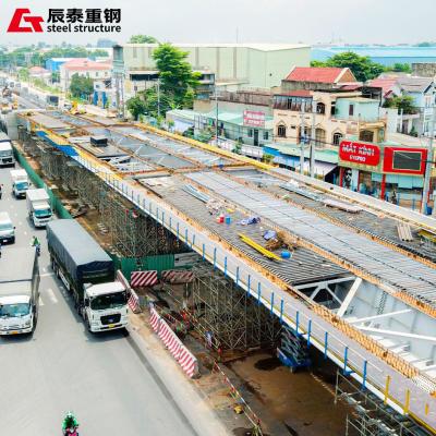 Q355B/Q235 Truss Bridge Construction Lightweight for Railroad Crossings