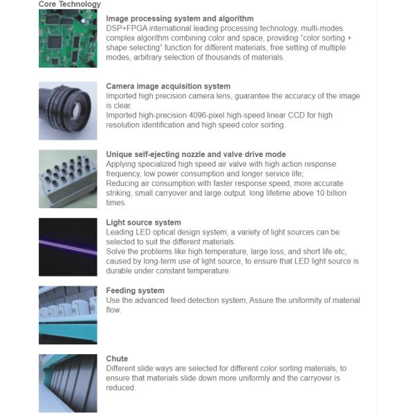 CocoNut Cashew Color Sorter Machine High Capacity