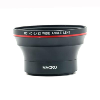 High Resolution 0.43X Wide Angle Camera Lens 85mm X 34 Mm External Light Size