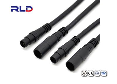 conector de cabo impermeável da bicicleta elétrica fêmea masculina de 8Pin 9Pin 10Pin