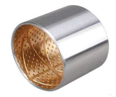 Steel backing with CuPb10Sn10  JF-800 Bimetal Bushes Inch Sizes Ball shaped Oil sockets