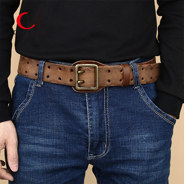 Модный ремешок из натуральной кожи красный коричневый черный хаки кофейный цвет для мужчин