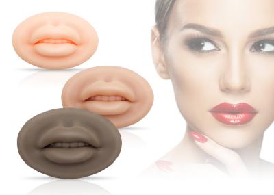 3D Silicone Lip Permanent Makeup Tattoo Practice Skin 7.8cm*5.1cm Soft Simulation