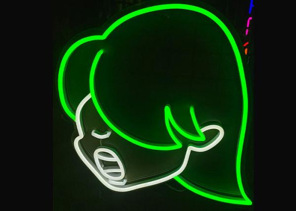 Customized girl Led Neon Signs  Illuminated Sign Boards 12v for retail