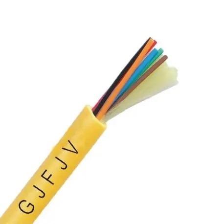 Da elevação interna do cabo de fibra ótica do PVC Lszh GJFJV a fibra densa embalou o núcleo 4