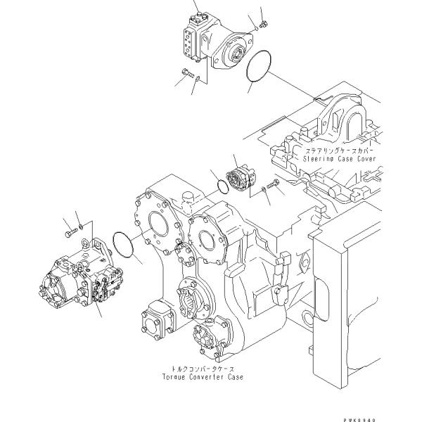705-41-01020 7054101020 Pour Komatsu D60P-12 D65E-12 D65P-12 D65PX-12 D68ESS-12 Bulldozer pompes à engrenages hydrauliques pompe à piston pompe à direction pompe à pompe hydraulique pompe ASSY