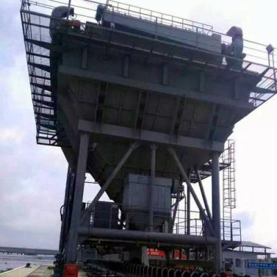 Poeira de tipo cassette funil controlado de Eco para o descarregamento da pelota da madeira do terminal do porto